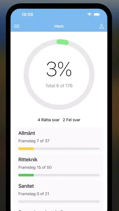 Zrzuty ekranu VVS-appen