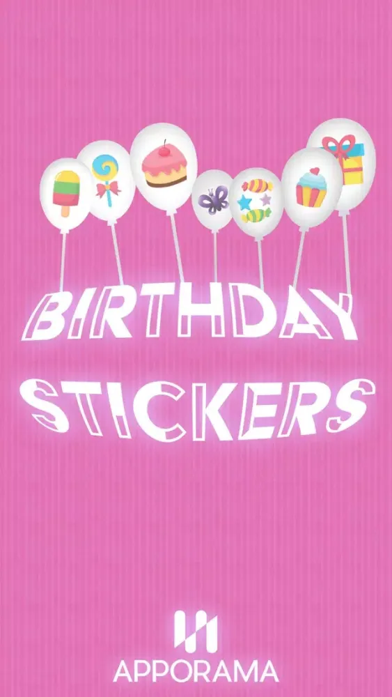 The Birthday Stickers应用截图