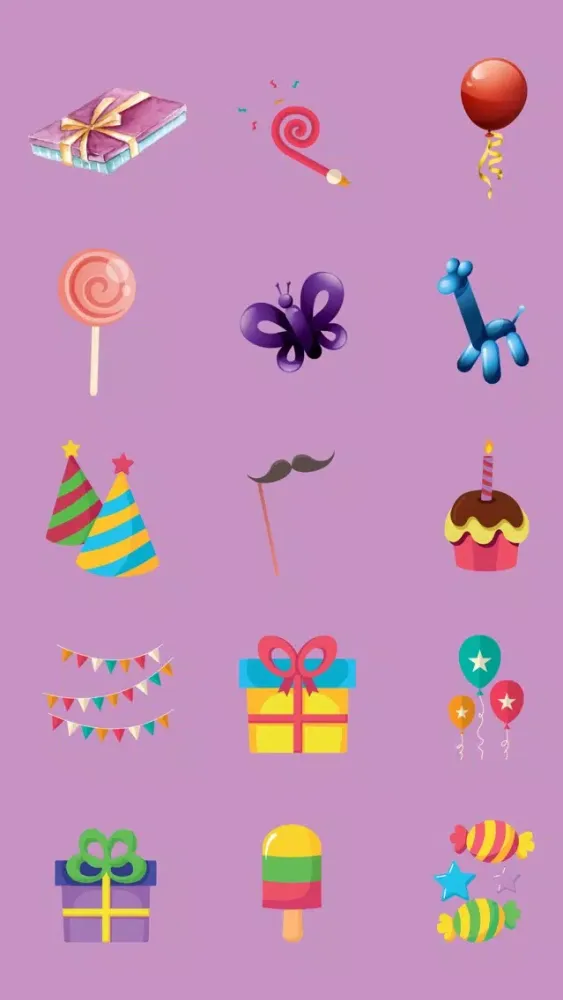 The Birthday Stickers应用截图