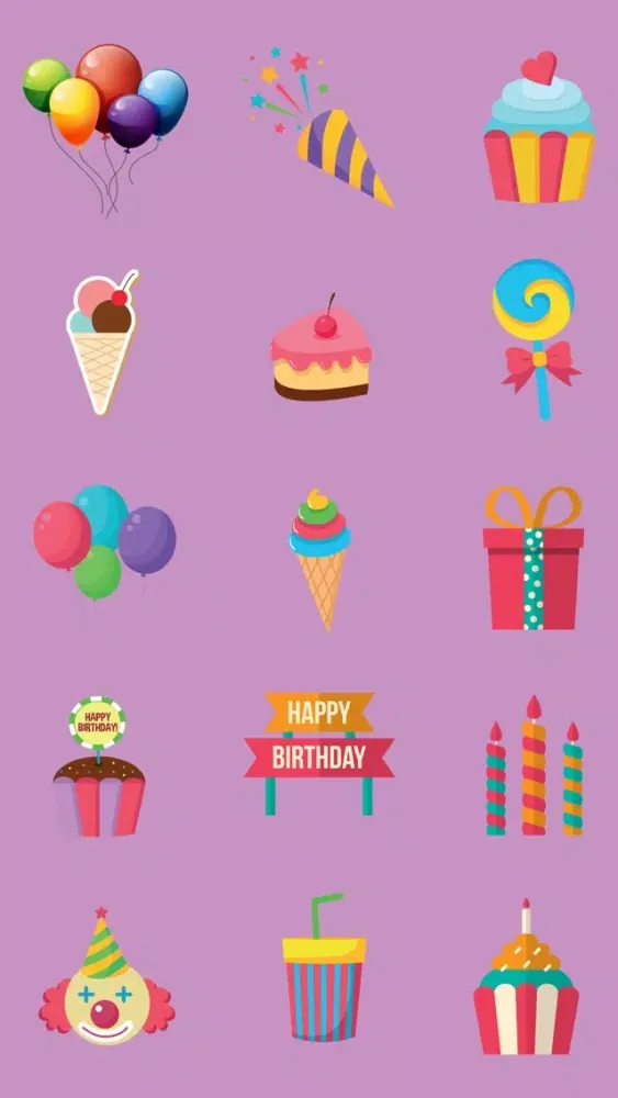 The Birthday Stickers应用截图