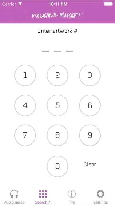 Moderna Museet audio guide應用截圖