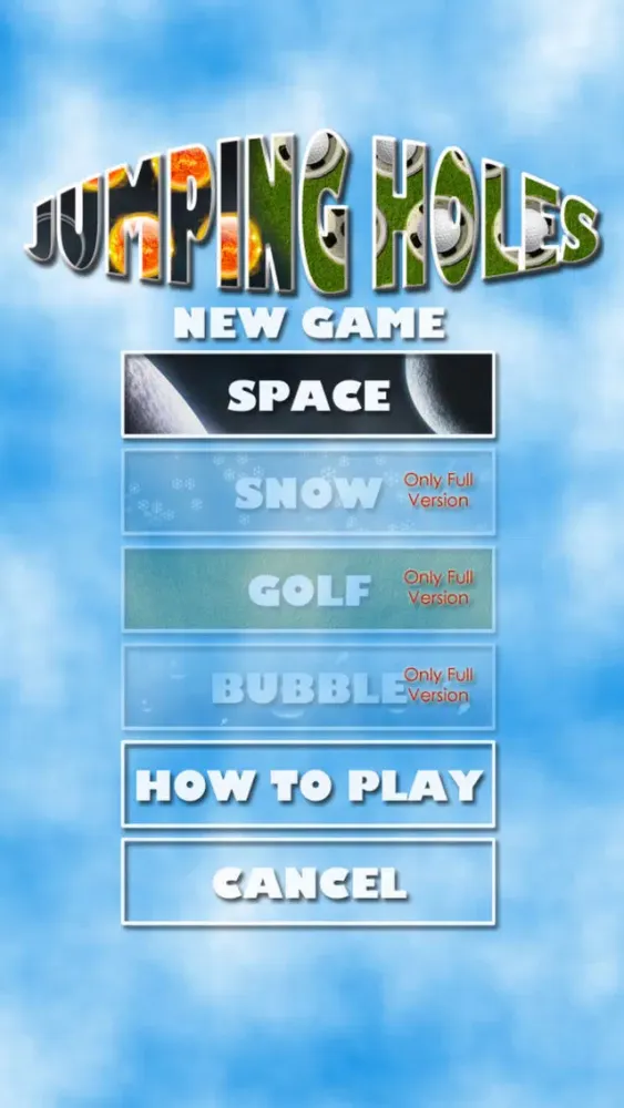 Jumping Holes Lite应用截图