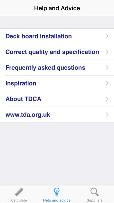 TDCA Screenshots
