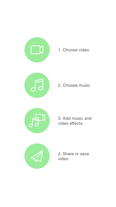 Music 2 Video Free - Easy add music to videos应用截图