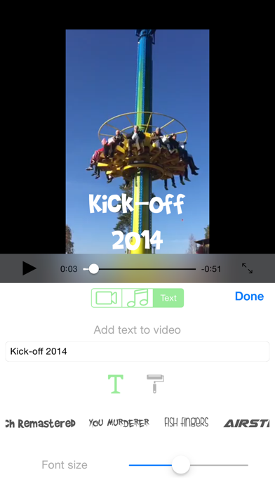 Music 2 Video Free - Easy add music to videos应用截图