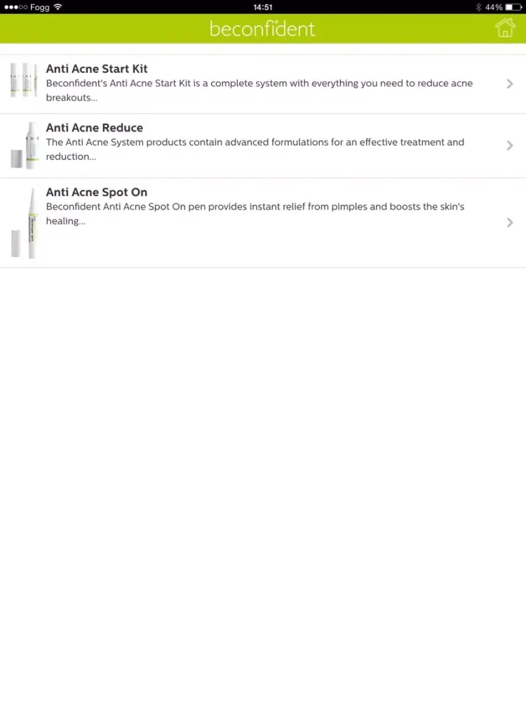 تصاویر Beconfident Acne iPad 