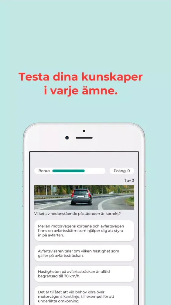 Bonniers Trafikskola Ekran Görüntüleri