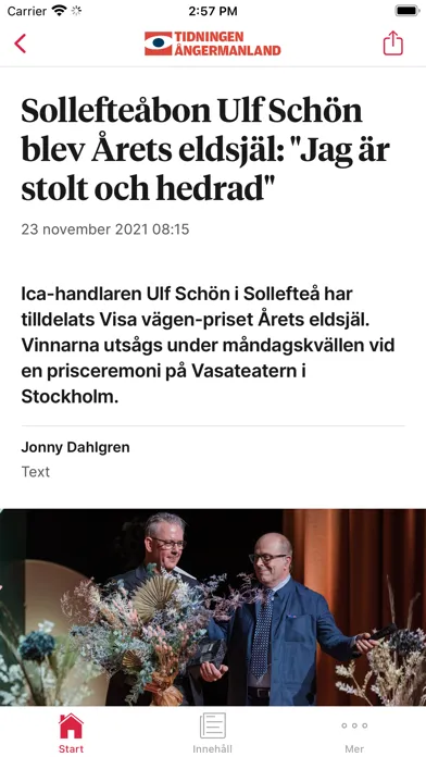 Tidningen Ångermanland應用截圖