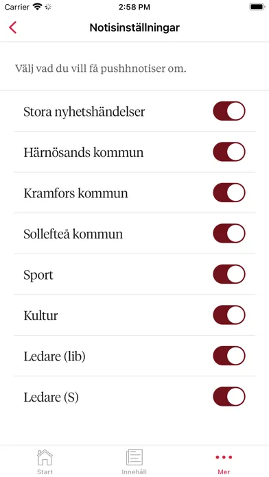 Tidningen Ångermanland應用截圖