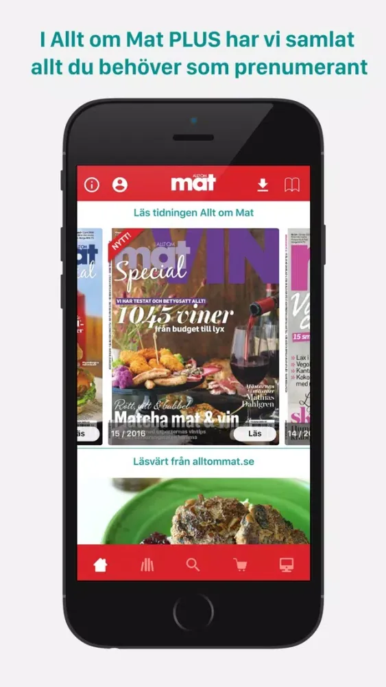 Tangkapan layar Allt om Mat PLUS - allt samlat på ett ställe!