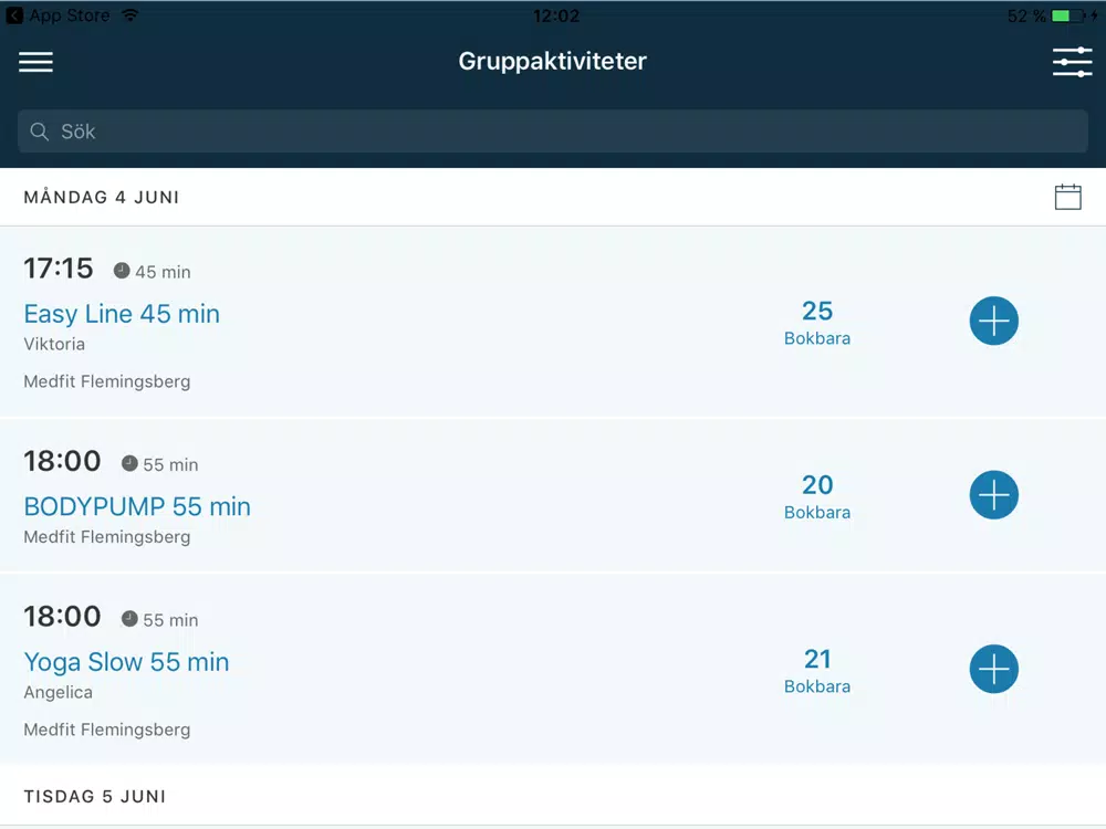 Medfit iPad  Ekran Görüntüleri
