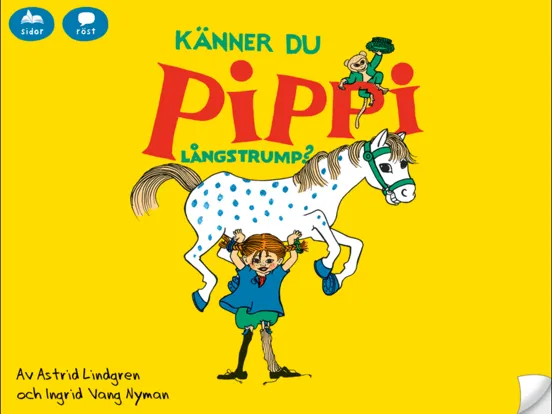 Tangkapan layar Känner du Pippi Långstrump? iPad 