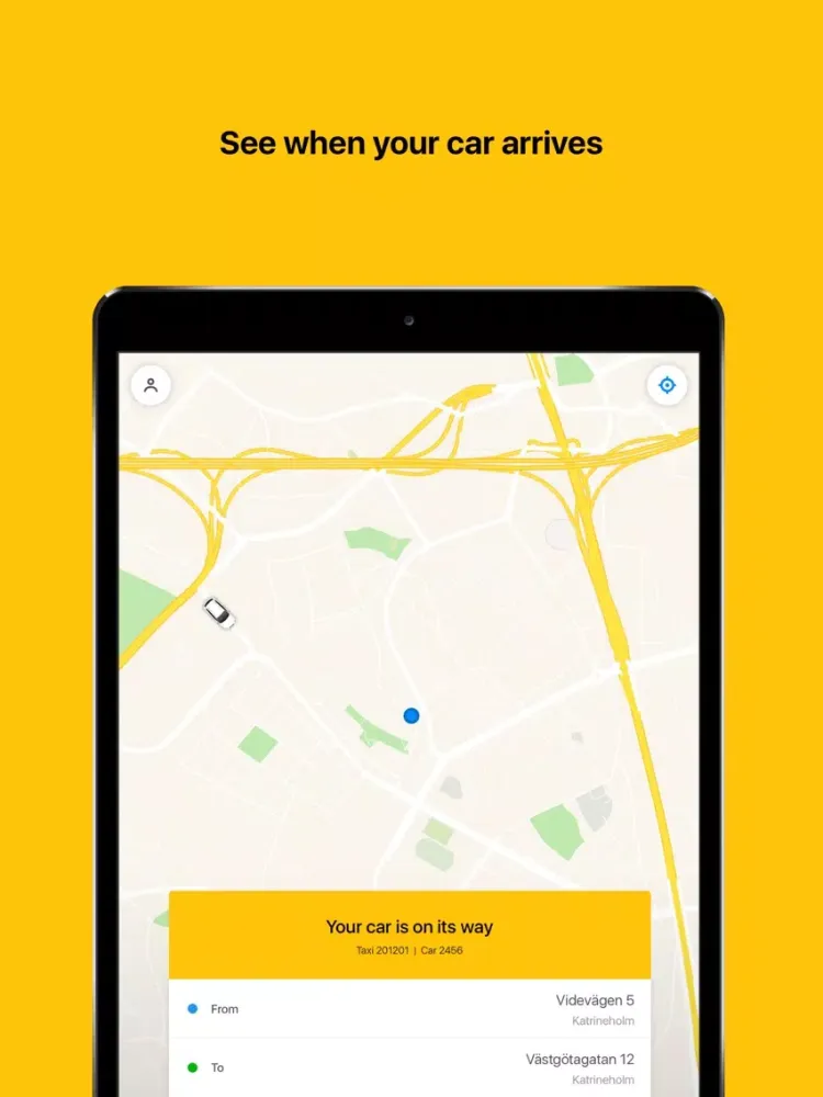 Taxi 201 201 iPad  スクリーンショット