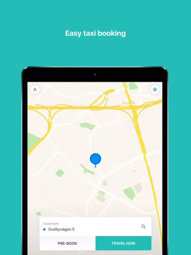 TAXIbolaget iPad  Screenshots