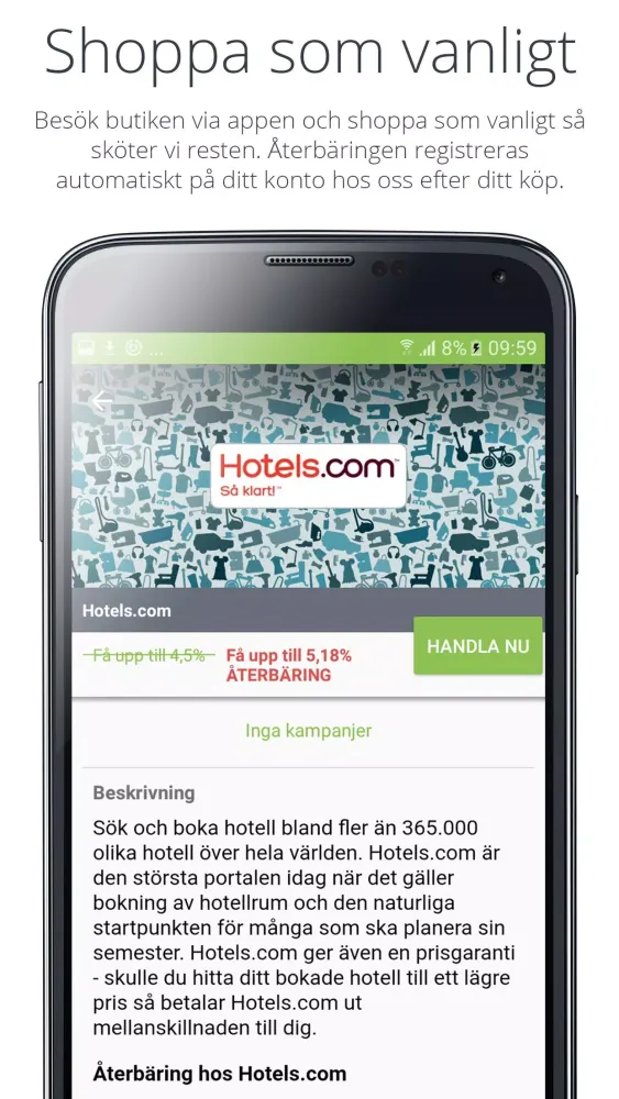 Ảnh chụp màn hình của Cashbacker