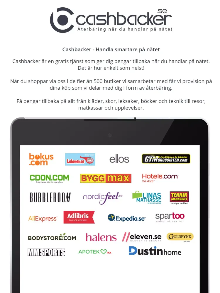 Ảnh chụp màn hình của Cashbacker