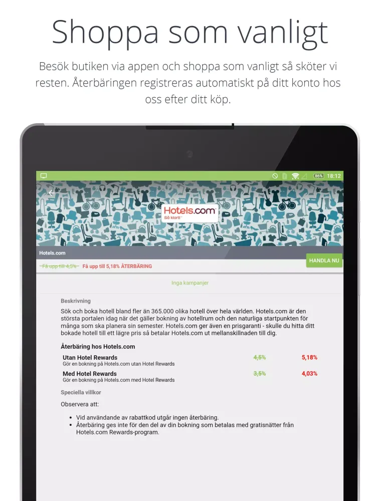 Ảnh chụp màn hình của Cashbacker