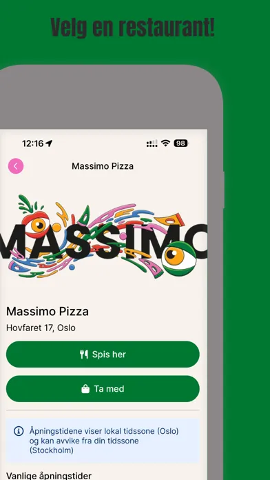 ภาพหน้าจอของ Massimo Pizza