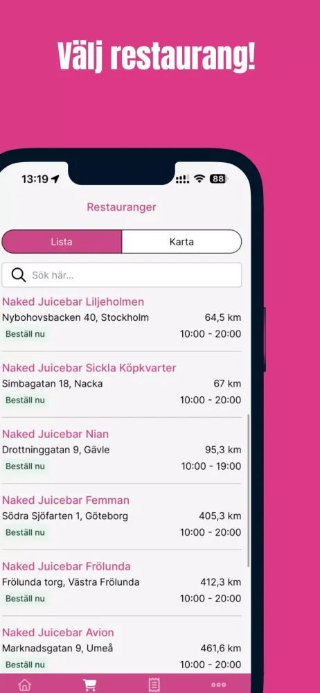 Screenshot di Naked Juicebar