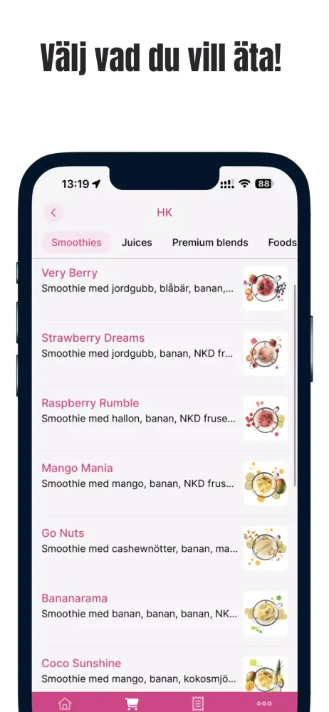 Screenshot di Naked Juicebar