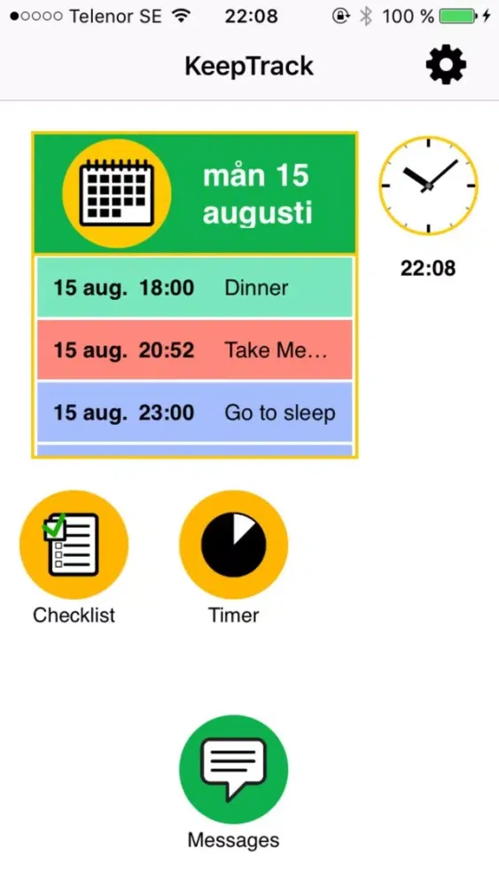 Ảnh chụp màn hình của KeepTrack Comai