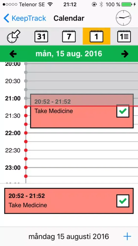 Ảnh chụp màn hình của KeepTrack Comai