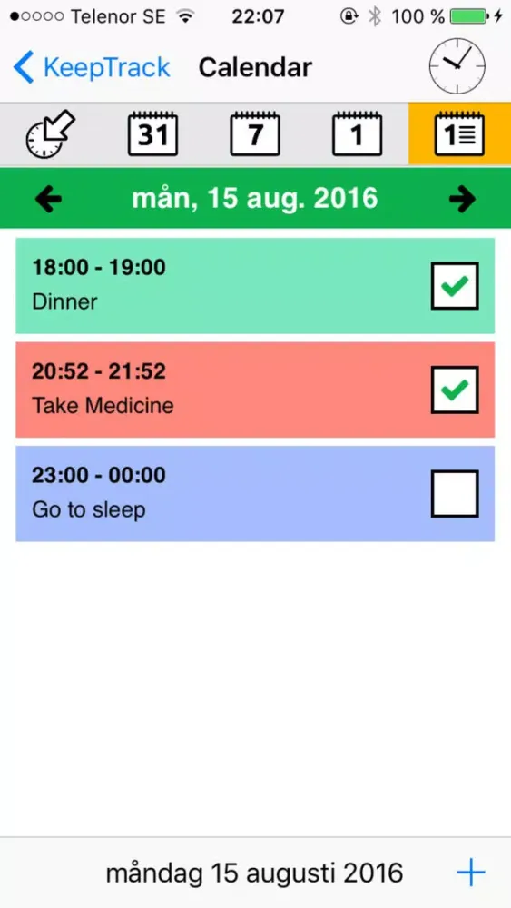 Ảnh chụp màn hình của KeepTrack Comai