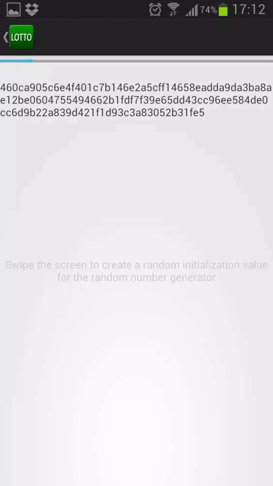 Random Lotto generator Screenshots