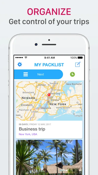 Capturas de pantalla de Packlist - Organize your trips