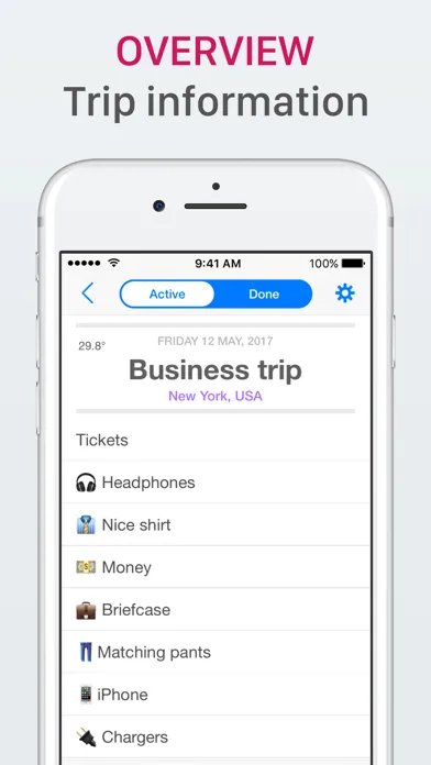 Capturas de pantalla de Packlist - Organize your trips