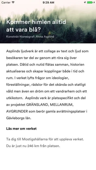 ภาพหน้าจอของ Kommer himlen alltid vara blå?