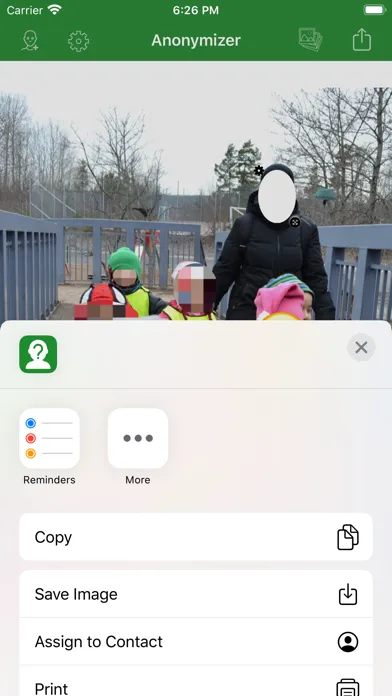 Captures d'écran de Anonymizer