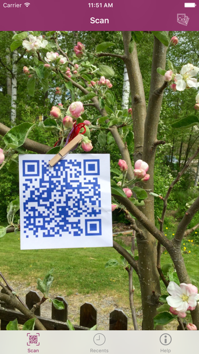 ภาพหน้าจอของ Cloud QR Scanner