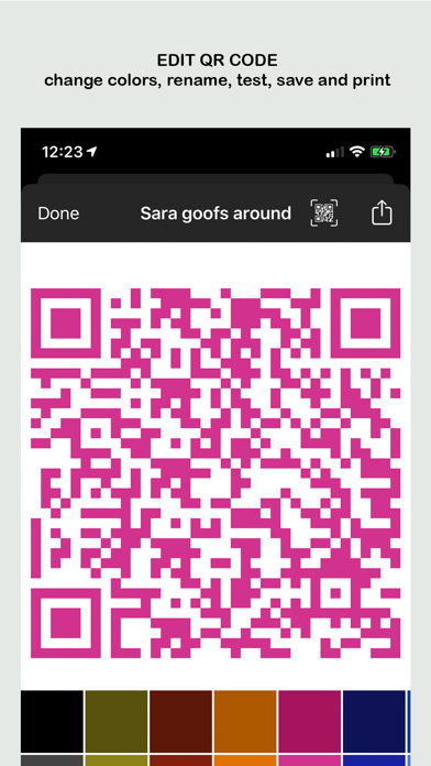 Ảnh chụp màn hình của Cloud QR Wifi Education