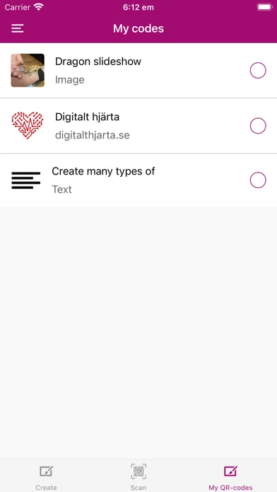 Cloud QR Generator Ekran Görüntüleri