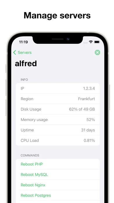 F-Bar for Laravel Forge Screenshots