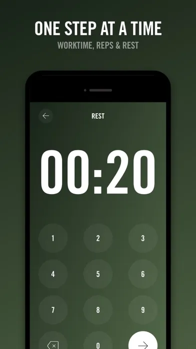 ภาพหน้าจอของ Reps - Workout Timer