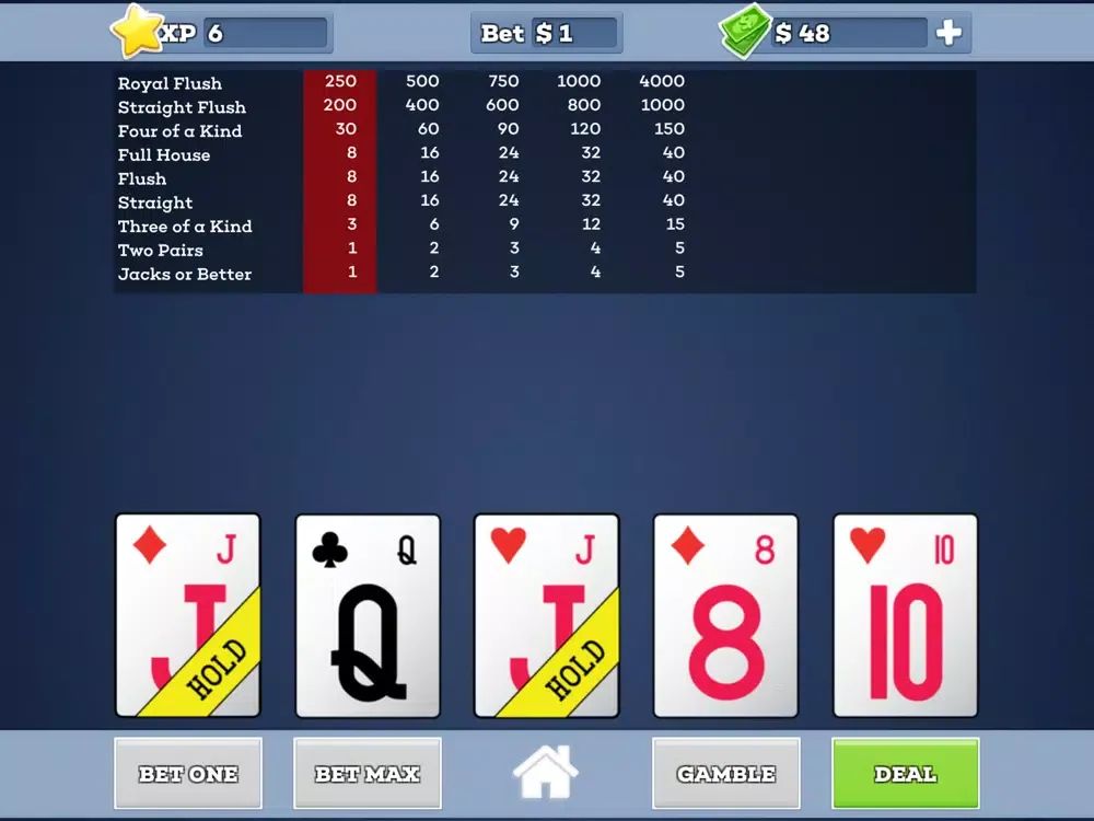 Скриншоты All American * Video Poker iPad 