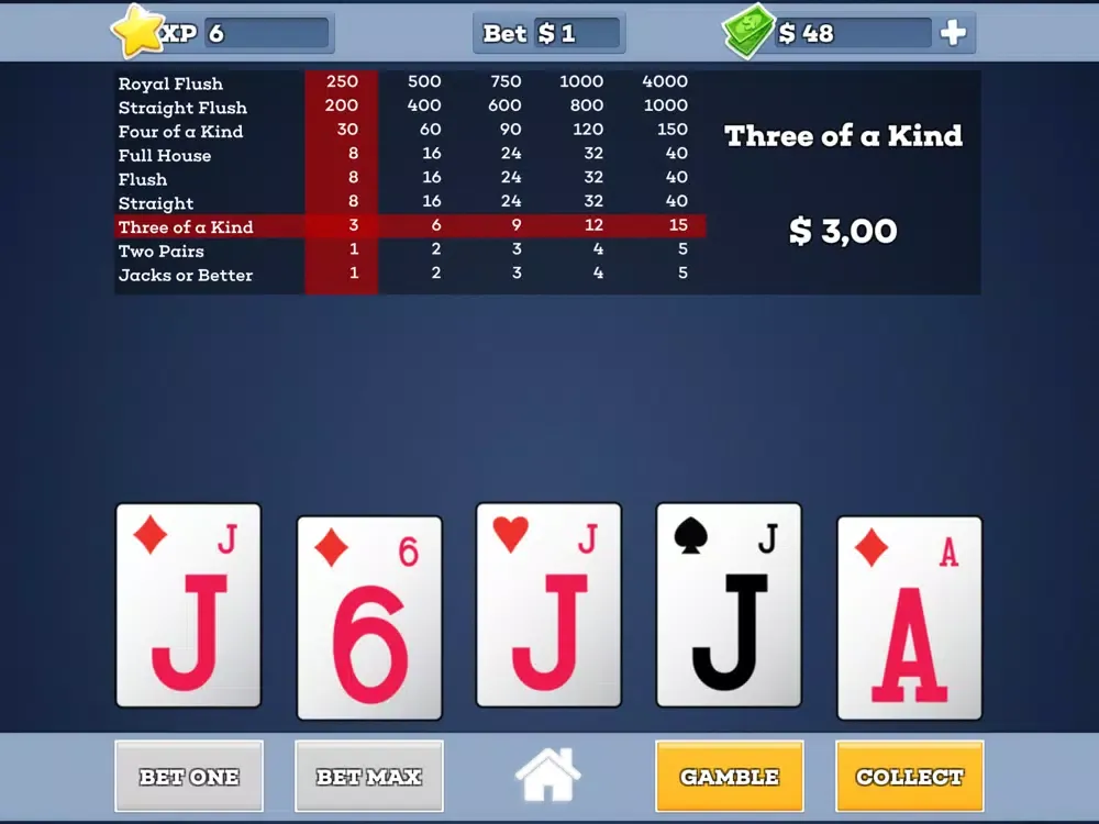 Скриншоты All American * Video Poker iPad 