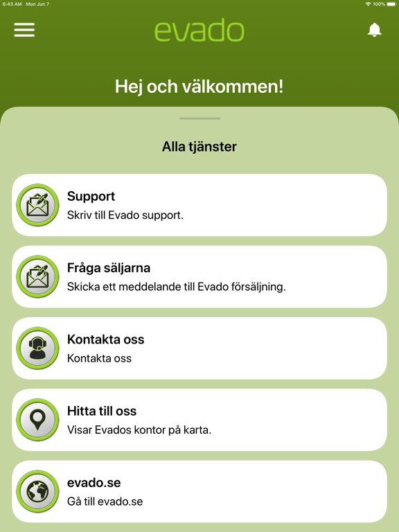 Скриншоты Evado iPad 