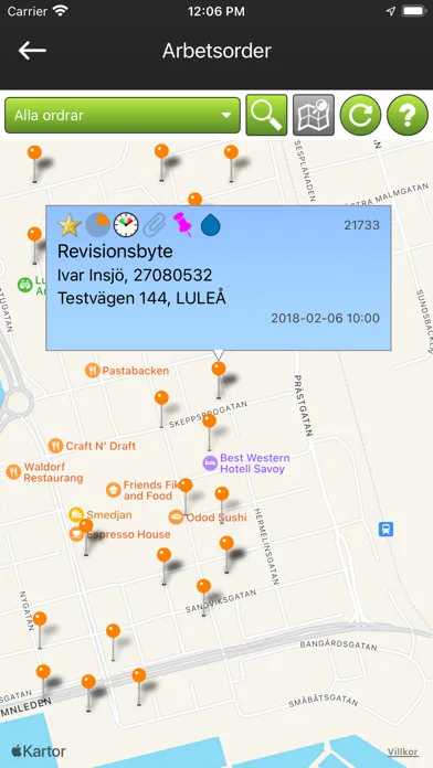 Captures d'écran de EMF