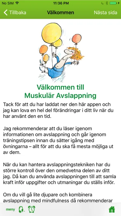 Zrzuty ekranu Muskulär Avslappning