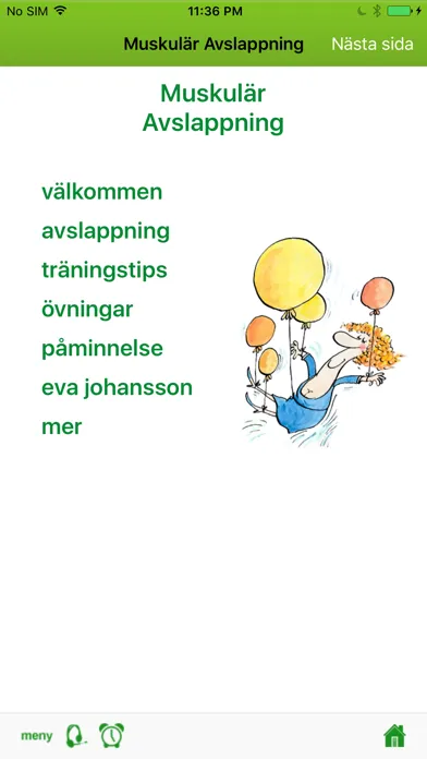 Zrzuty ekranu Muskulär Avslappning