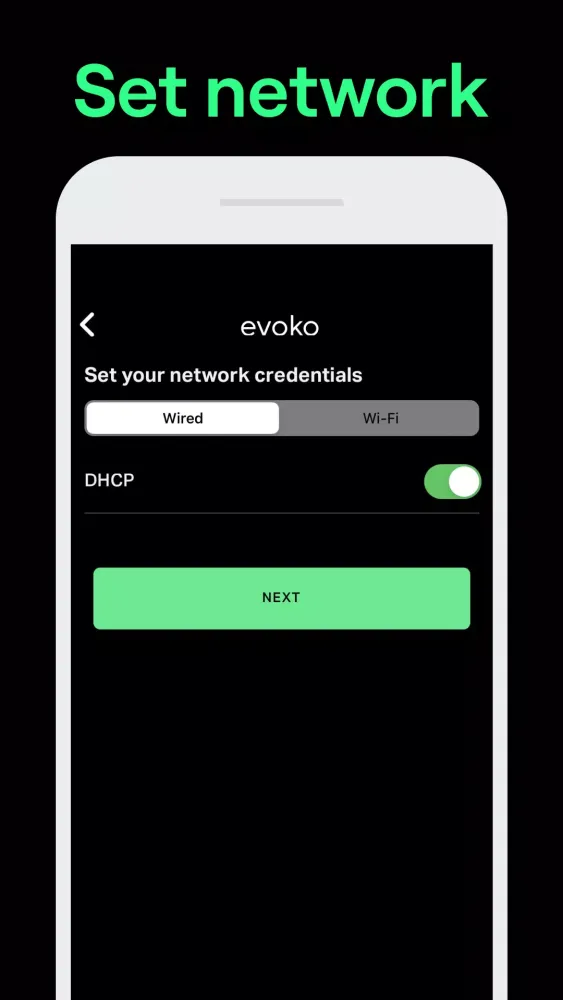 Скриншоты Naso device setup