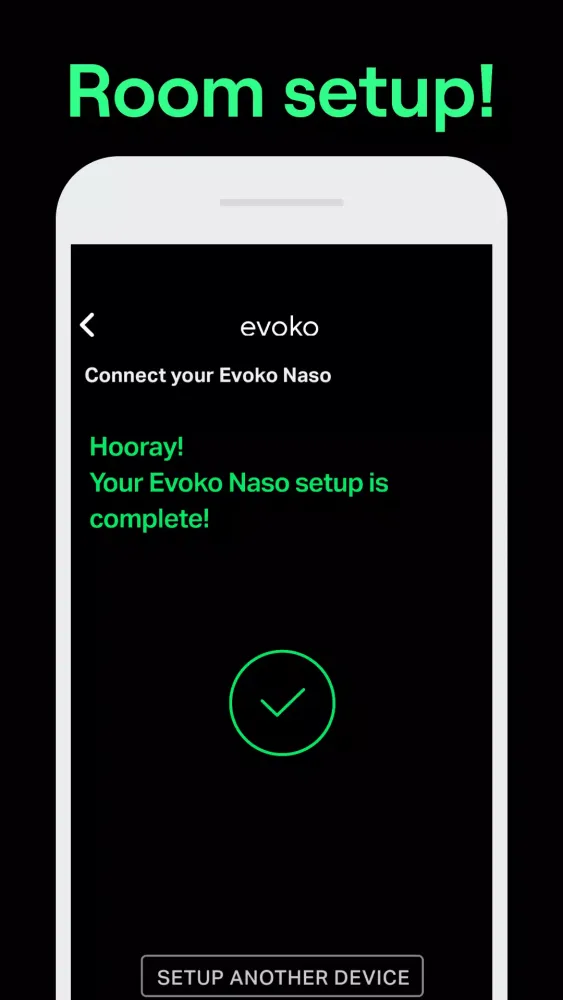 Скриншоты Naso device setup