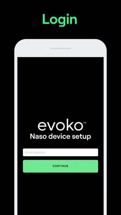Ảnh chụp màn hình của Naso device setup