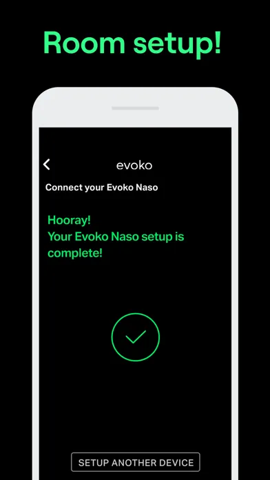 Ảnh chụp màn hình của Naso device setup