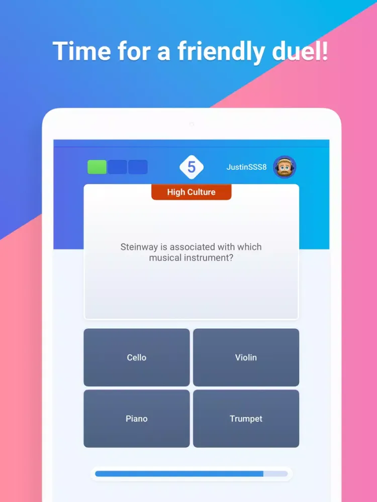 QuizDuel iPad 应用截图