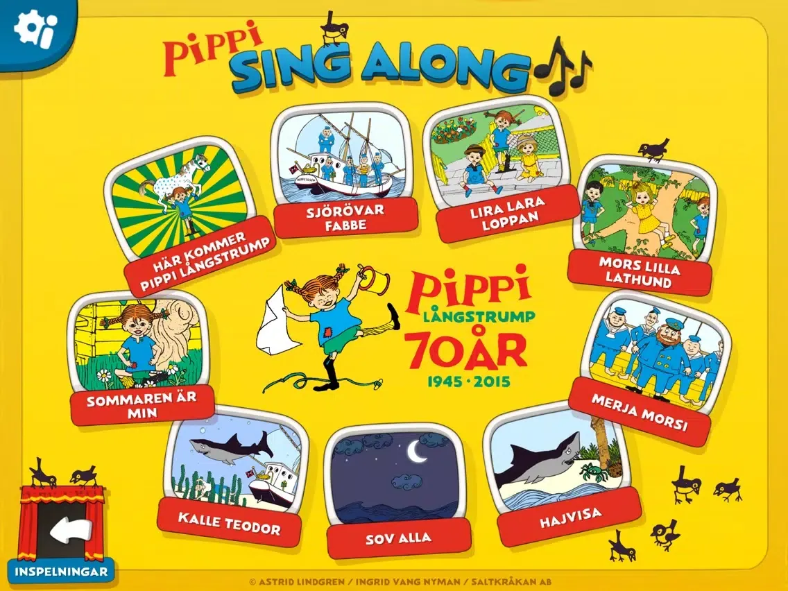 Pippi Sing Along iPad  Screenshots