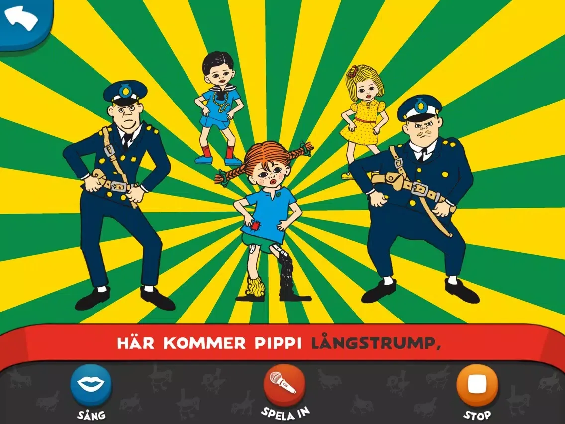 Pippi Sing Along iPad  Screenshots